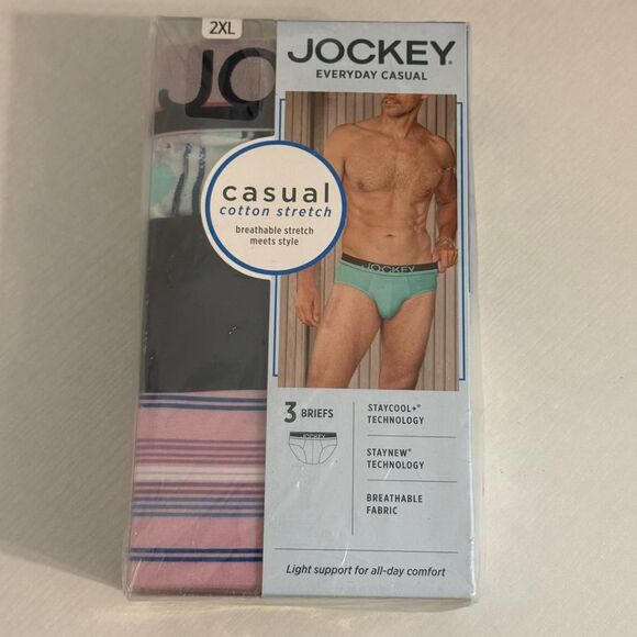 Jockey Mens Boxer briefs 3PK 2XL - Picture 3 of 5